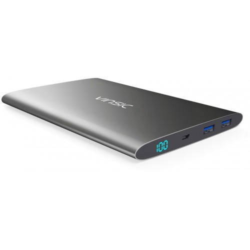 Power Bank VINSIC VSPB207 Li-pol 15000 mAh Grey