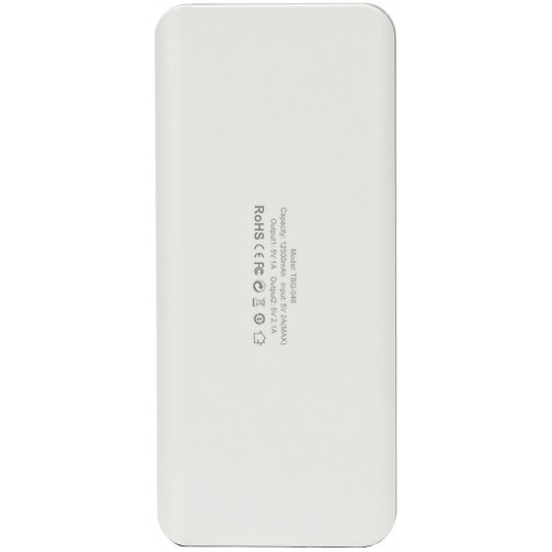 Power Bank TOTO TBG-46 12500 mAh 2USB 3,1A Li-Ion White