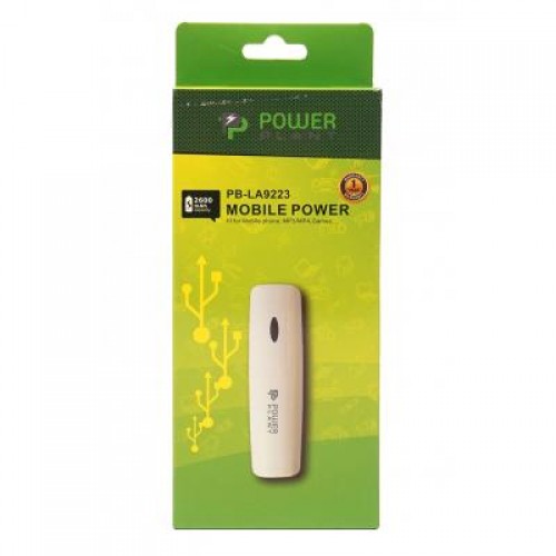 Power Bank PowerPlant PB-LA9223, 2600mAh (PB930043)