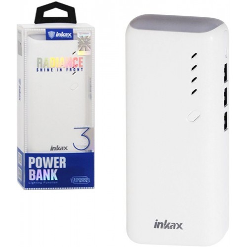 Power Bank INKAX 10000 mAh PV-17 2.1A Li-Pol White
