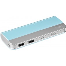 Power Bank Recci RE-10000 Elegant Power IQ 1A/2,1А Li-Pol 10000 mAh Light Blue