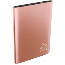 Power Bank Solove A8 Portable Metallic 20000mAh Rose Gold