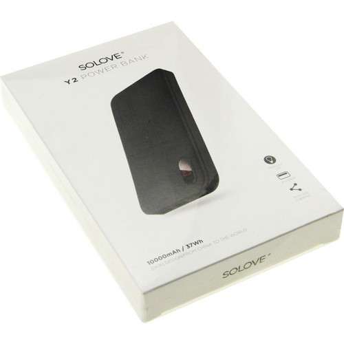 Power Bank Solove Y2 10000 mAh Black