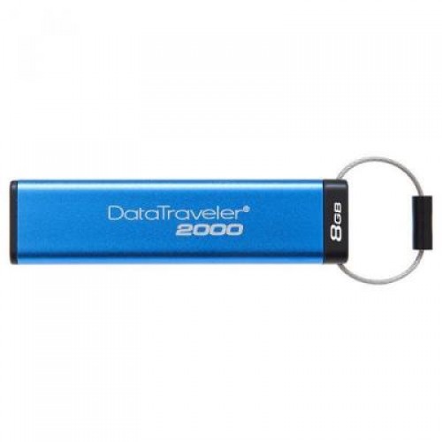 Флешка Kingston 8GB DataTraveler 2000 Metal Security USB 3.0 (DT2000/8GB)