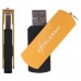 Флешка eXceleram 16GB P2 Series Gold/Black USB 2.0 (EXP2U2GOB16)