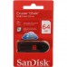 Флешка SANDISK 64GB Cruzer Glide Black USB 3.0 (SDCZ600-064G-G35)