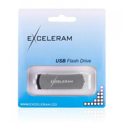 Флешка eXceleram 64GB P2 Series Gray/Black USB 2.0 (EXP2U2GB64)