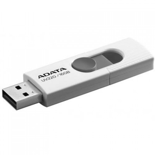 Флешка A-DATA 16GB UV220 White/Gray USB 2.0 (AUV220-16G-RWHGY)