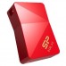 Флешка Silicon Power 8Gb Jewel J08 Red USB 3.0 (SP008GBUF3J08V1R)