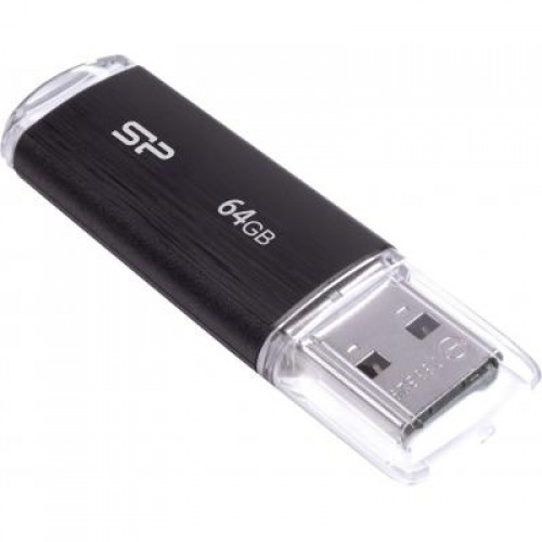 Флешка Silicon Power 64GB Ultima U02 Black USB 2.0 (SP064GBUF2U02V1K)