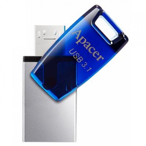 Флешка Apacer 32GB AH179 Blue USB 3.1 OTG (AP32GAH179U-1)