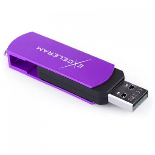 Флешка eXceleram 8GB P2 Series Grape/Black USB 2.0 (EXP2U2GPB08)