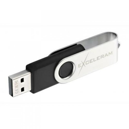 Флешка eXceleram 32GB P1 Series Silver/Black USB 2.0 (EXP1U2SIB32)