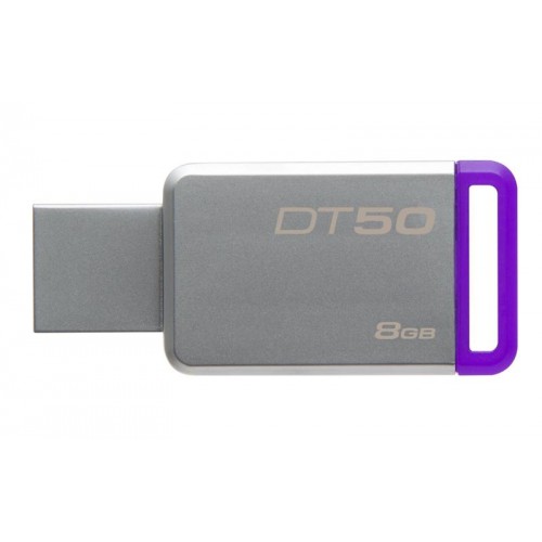 Флешка USB3.0 8GB Kingston DataTraveler 50 Metal/Purple (DT50/8GB)