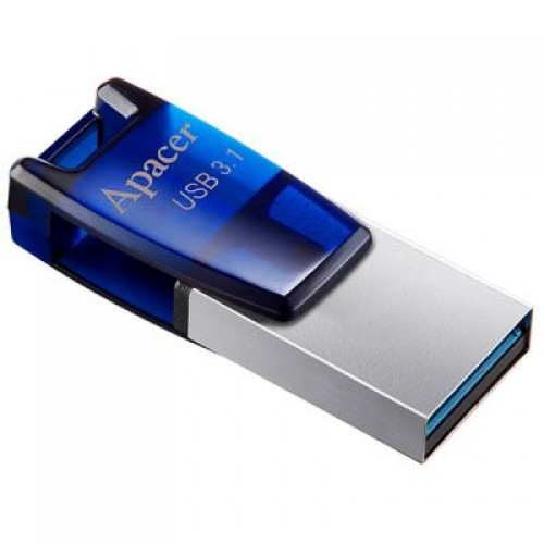 Флешка Apacer 16GB AH179 Blue USB 3.1 OTG (AP16GAH179U-1)