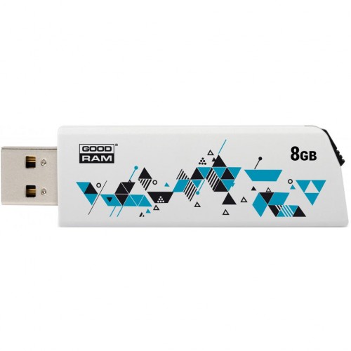 Флешка Goodram 8GB Cl!ck White USB 2.0 (UCL2-0080W0R11)