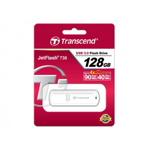Флешка USB3.0 128GB Transcend JetFlash 730 White (TS128GJF730)
