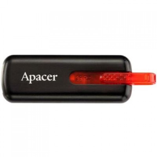 Флешка 64GB AH326 Black RP USB2.0 Apacer (AP64GAH326B-1)