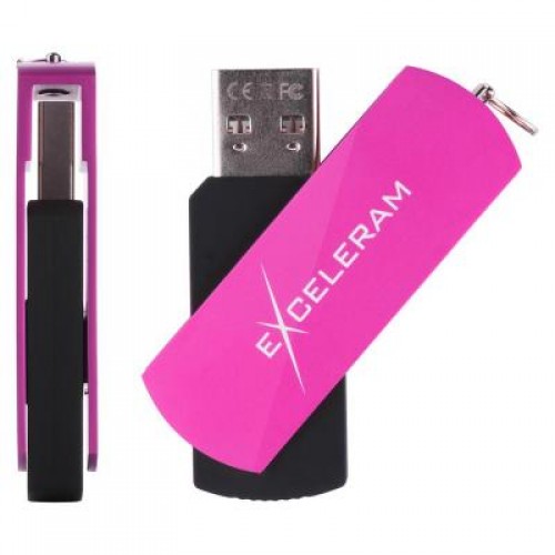 Флешка eXceleram 32GB P2 Series Purple/Black USB 2.0 (EXP2U2PUB32)