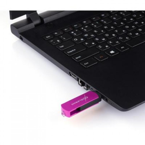 Флешка eXceleram 32GB P2 Series Purple/Black USB 2.0 (EXP2U2PUB32)