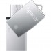 Флешка Apacer 16GB AH730 Silver USB 2.0 OTG (AP16GAH730S-1)