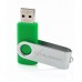 Флешка eXceleram 16GB P1 Series Silver/Green USB 2.0 (EXP1U2SIGR16)