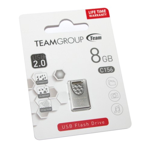 Флешка Team Group C156 8Gb Silver (TC1568GS01)