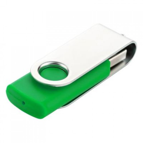 Флешка eXceleram 16GB P1 Series Silver/Green USB 2.0 (EXP1U2SIGR16)