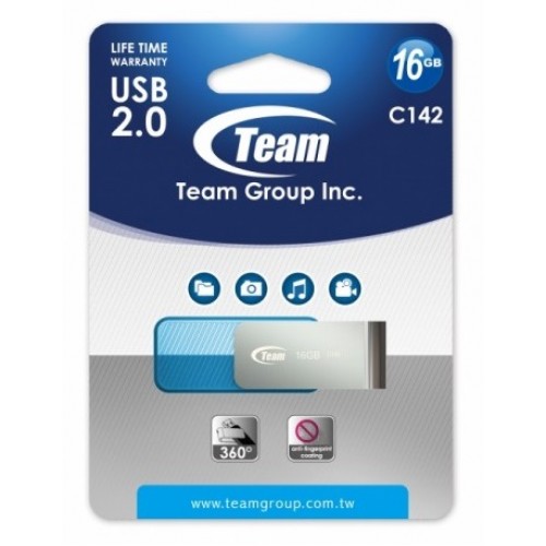 Флешка TEAM 16 GB C142 blue TC14216GL01