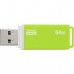 Флешка Goodram 64GB UMO2 Green USB 2.0 (UMO2-0640G0R11)