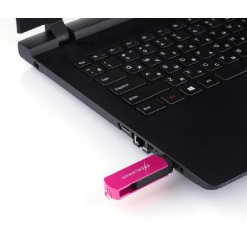 Флешка eXceleram 64GB P2 Series Rose/Black USB 3.1 Gen 1 (EXP2U3ROB64)