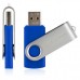 Флешка eXceleram 8GB P1 Series Silver/Blue USB 2.0 (EXP1U2SIBL08)