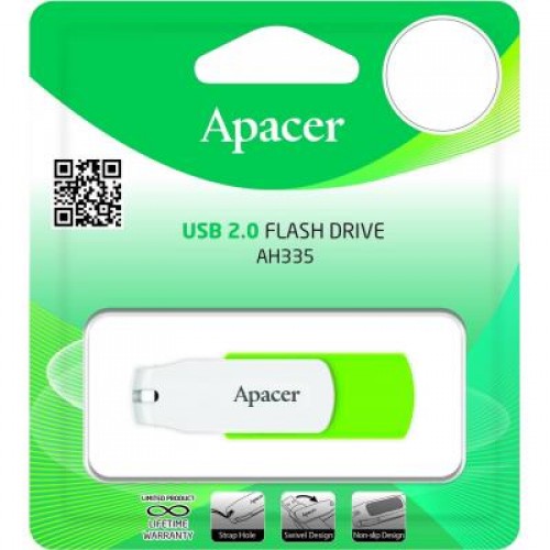 Флешка Apacer 32GB AH335 Green USB 2.0 (AP32GAH335G-1)