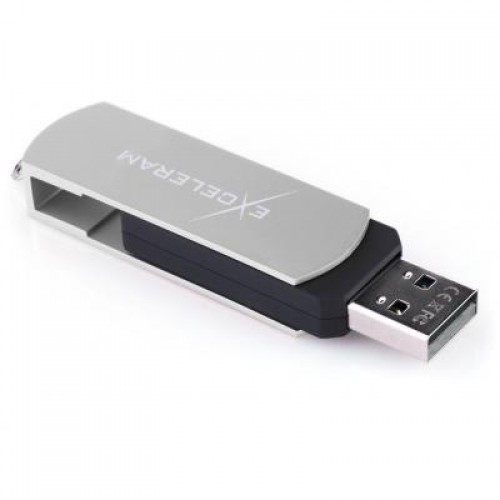 Флешка eXceleram 32GB P2 Series Silver/Black USB 2.0 (EXP2U2SIB32)