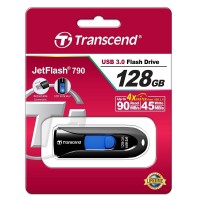 Флешка USB3.0 128GB Transcend JetFlash 790 (TS128GJF790K)