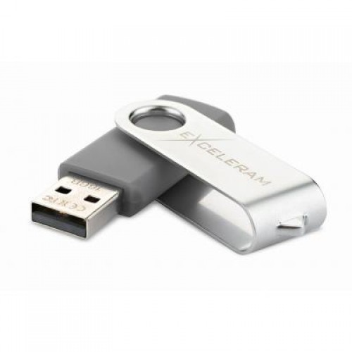 Флешка eXceleram 16GB P1 Series Silver/Gray USB 2.0 (EXP1U2SIG16)