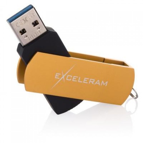 Флешка eXceleram 32GB P2 Series Gold/Black USB 3.1 Gen 1 (EXP2U3GOB32)