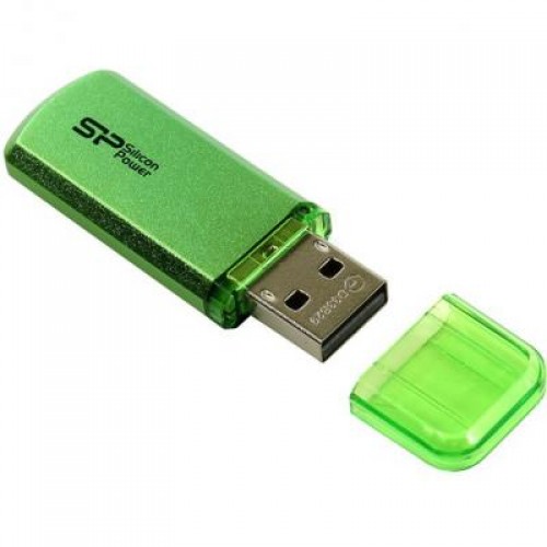 Флешка Silicon Power 64GB Helios 101 Green USB 2.0 (SP064GBUF2101V1N)