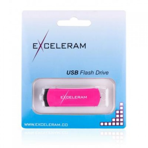 Флешка eXceleram 8GB P2 Series Rose/Black USB 2.0 (EXP2U2ROB08)