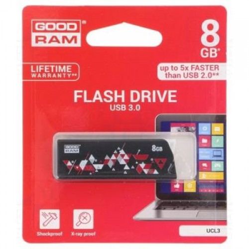 Флешка Goodram 8GB UCL3 Click Black USB 3.0 (UCL3-0080K0R11)