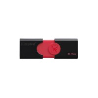 Флешка Kingston DataTraveler 106 USB3.1 Black/Red 64GB (DT106/64GB)