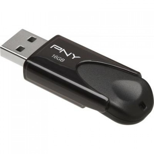 Флешка PNY 16GB Attache4 Black USB 2.0 (FD16GATT4-EF)