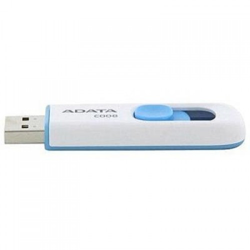 Флешка A-DATA 8GB C008 White USB 2.0 (AC008-8G-RWE)