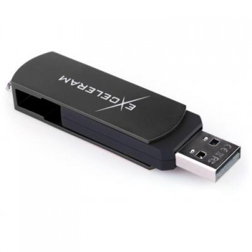 Флешка eXceleram 16GB P2 Series Black/Black USB 2.0 (EXP2U2BB16)