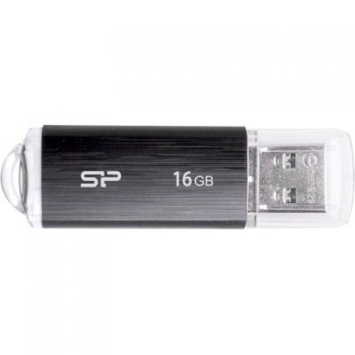 Флешка Silicon Power 16GB Ultima U02 Black USB 2.0 (SP016GBUF2U02V1K)