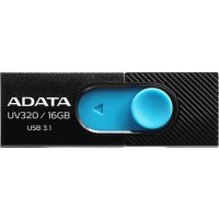 Флешка A-DATA 16GB UV320 Black/Blue USB 3.1 (AUV320-16G-RBKBL) Флешка A-DATA 16GB UV320 Black/Blue USB 3.1 (AUV320-16G-RBKBL)