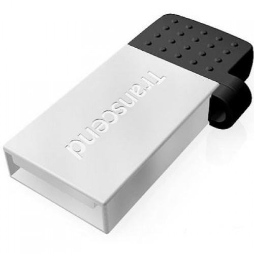 Флешка Transcend 32G On-The-Go Silver USB 2.0 (TS32GJF380S)