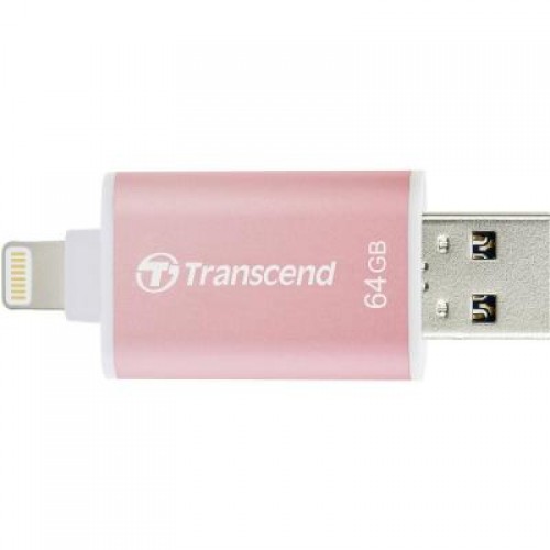 Флешка Transcend 64GB JetDrive Go 300 Rose Gold USB 3.1/Lightning (TS64GJDG300R)