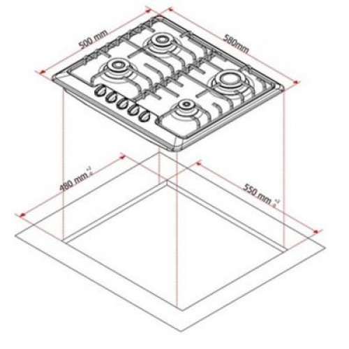 Варочная поверхность Liberty PWG 6501 AV (304)