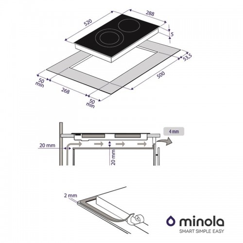 Варочная поверхность Minola MVH 3242 GBL